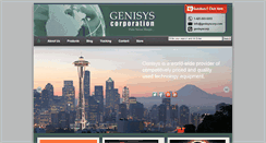 Desktop Screenshot of genisyscorp.com